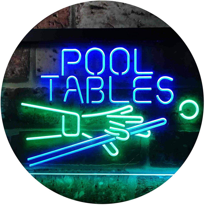 Billiards Pool Tables LED Light Sign - Way Up Gifts