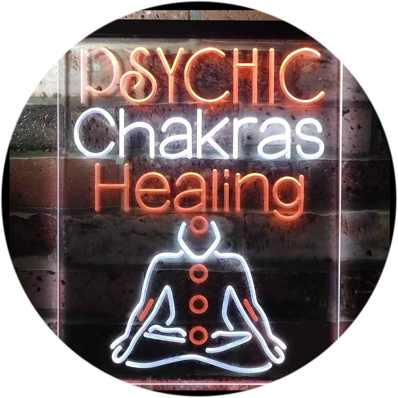 Psychic Chakras Healing LED Light Sign - LED Gift Works