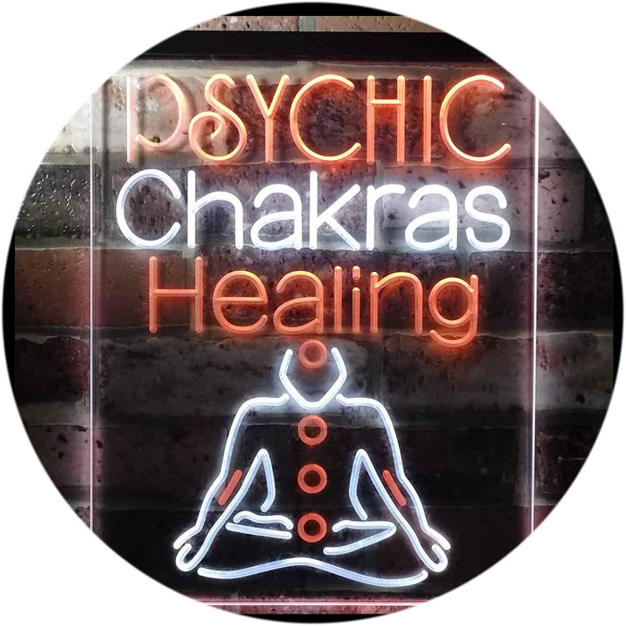 Psychic Chakras Healing LED Light Sign - Way Up Gifts