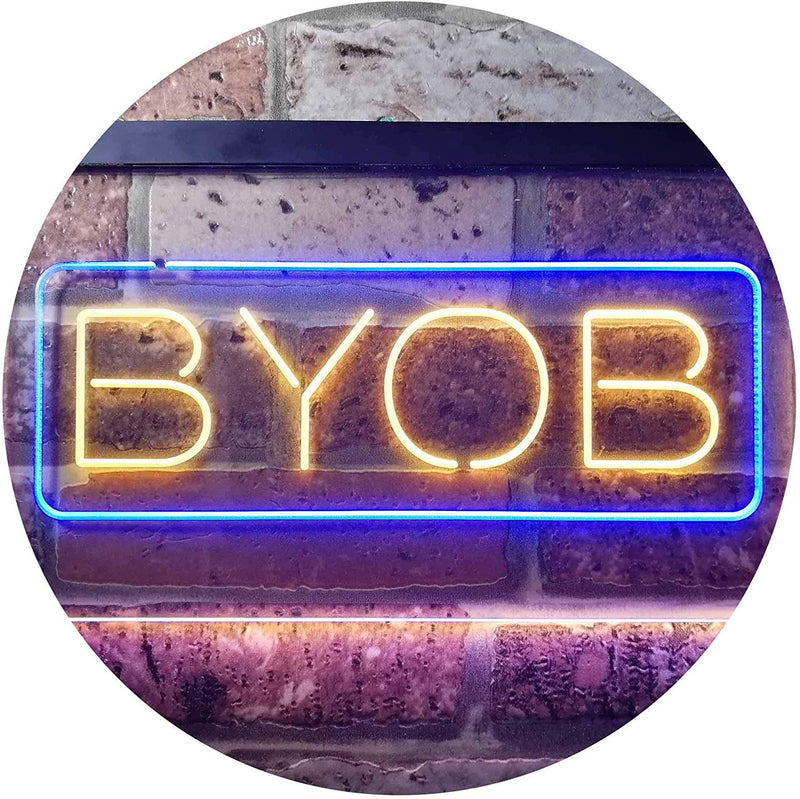 Bring Your Own Beer BYOB LED Light Sign - LED Gift Works