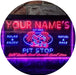 Personalized Car Racing Beer Pit Stop Bar LED Light Sign - Way Up Gifts