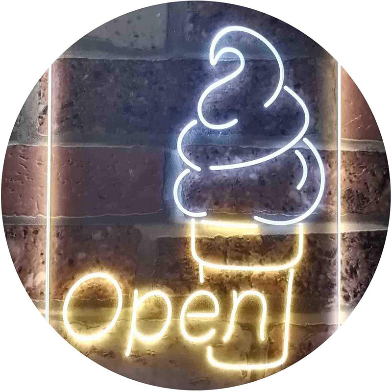 Ice Cream Open LED Light Sign - LED Gift Works