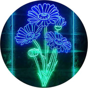 Daisy Flowers LED Light Sign - LED Gift Works