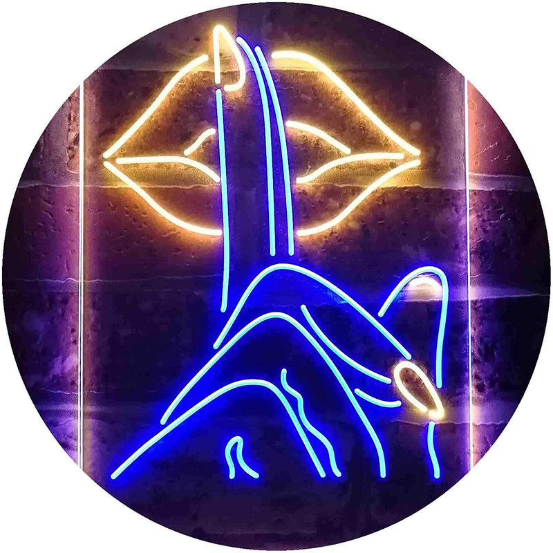 Finger Nail On Lip Beauty Salon LED Light Sign - LED Gift Works