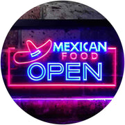 Restaurant Mexican Food Open LED Light Sign - LED Gift Works