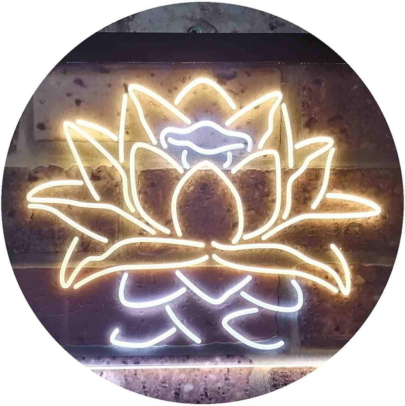 Lotus Flower LED Light Sign - LED Gift Works