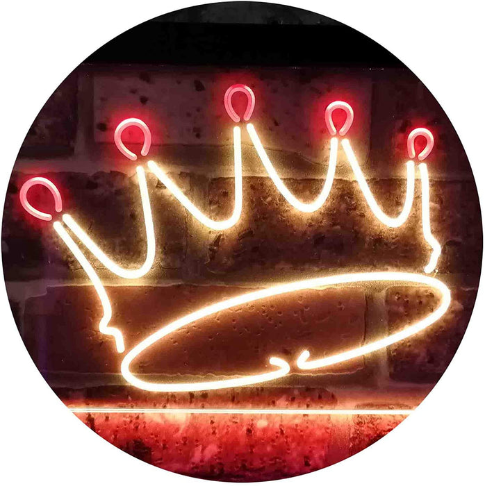 Princess Crown Girls Room Decor LED Light Sign - Way Up Gifts