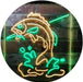 Fish on Hook Fishing Bait Store Cabin Decor LED Light Sign - Way Up Gifts
