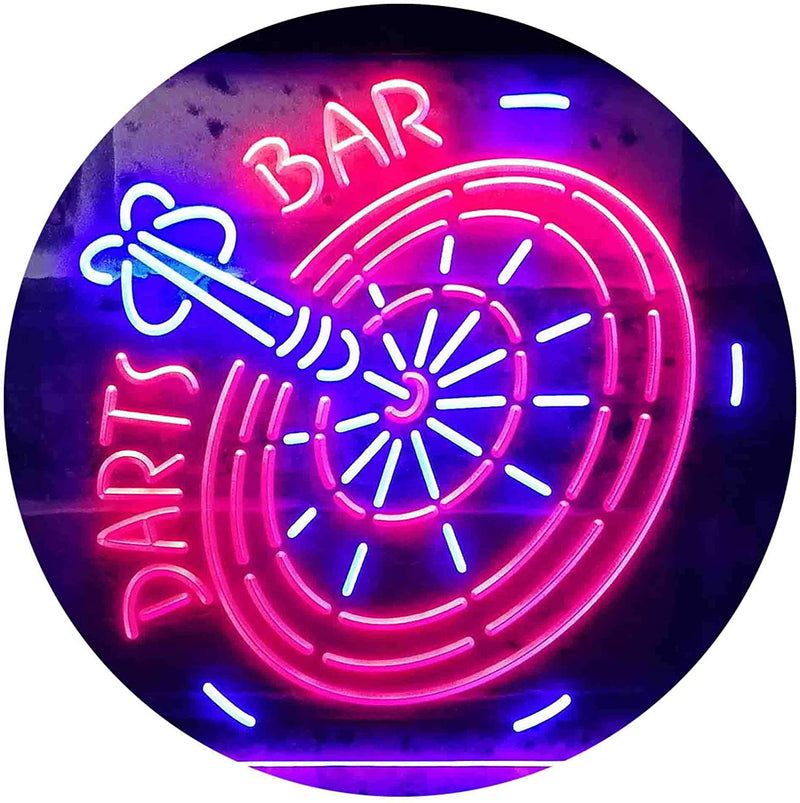 Darts Bar LED Light Sign - LED Gift Works