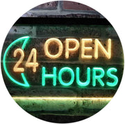 Open 24 Hours LED Light Sign - LED Gift Works