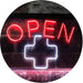 Open Medical Cross Dispensary LED Light Sign - Way Up Gifts