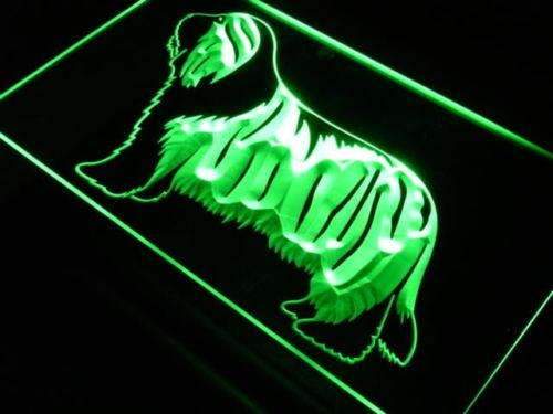 Bearded Collie LED Light Sign - Way Up Gifts
