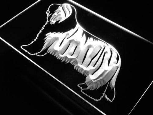 Bearded Collie LED Light Sign - LED Gift Works