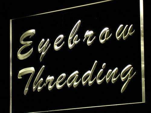 Beauty Salon Eyebrow Threading LED Light Sign - LED Gift Works