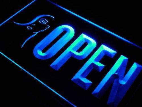 Beauty Salon Makeup Open LED Light Sign - LED Gift Works