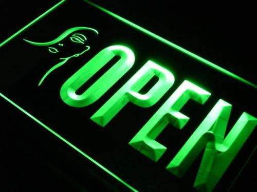Beauty Salon Makeup Open LED Light Sign - Way Up Gifts