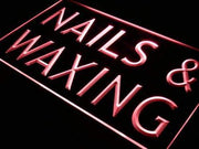 Beauty Salon Nails Waxing LED Light Sign - LED Gift Works