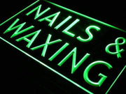 Beauty Salon Nails Waxing LED Light Sign - LED Gift Works