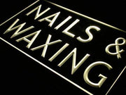 Beauty Salon Nails Waxing LED Light Sign - LED Gift Works