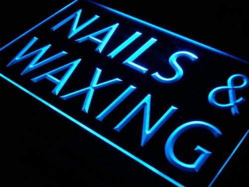 Beauty Salon Nails Waxing LED Light Sign - Way Up Gifts