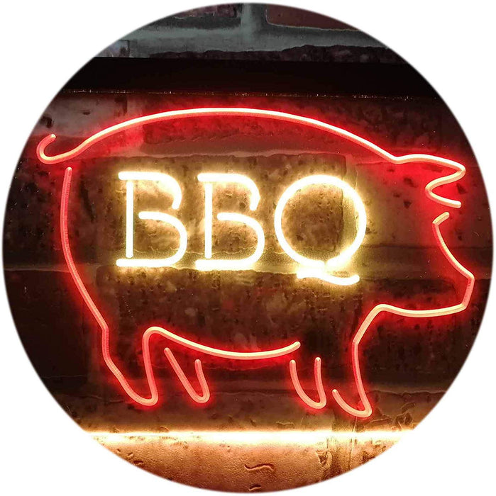 Pork Pig BBQ LED Light Sign - Way Up Gifts