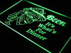 Beer It's Whats for Dinner LED Light Sign - Way Up Gifts