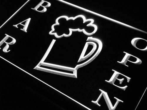 Beer Mug Bar Open LED Light Sign - Way Up Gifts