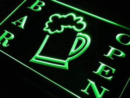 Beer Mug Bar Open LED Light Sign - Way Up Gifts