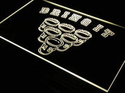 Beer Pong Bring It LED Light Sign - LED Gift Works