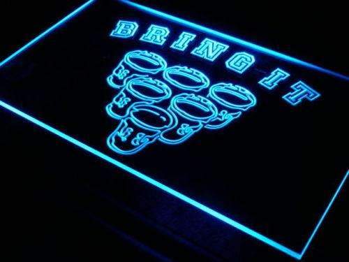 Beer Pong Bring It LED Light Sign - Way Up Gifts