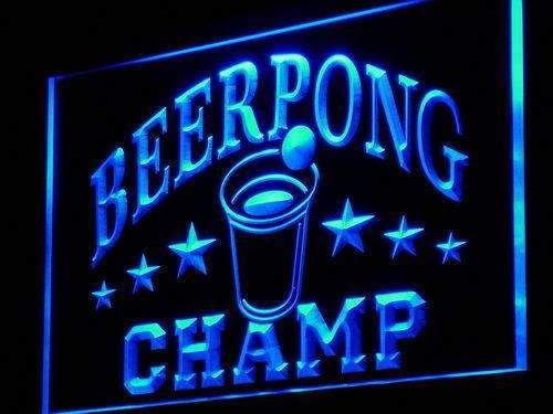 Beer Pong Champ LED Light Sign - LED Gift Works