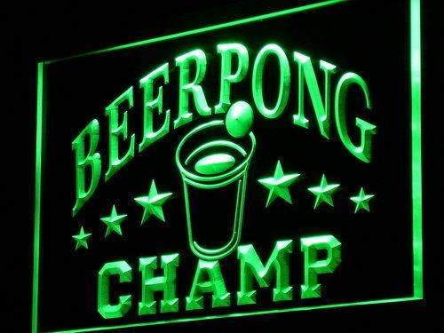 Beer Pong Champ LED Light Sign - LED Gift Works