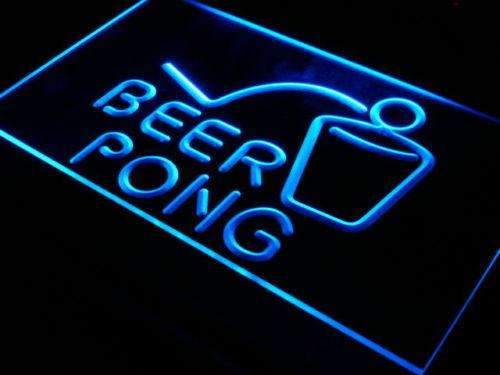 Beer Pong LED Light Sign - LED Gift Works