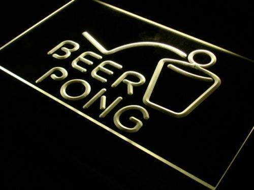 Beer Pong LED Light Sign - LED Gift Works
