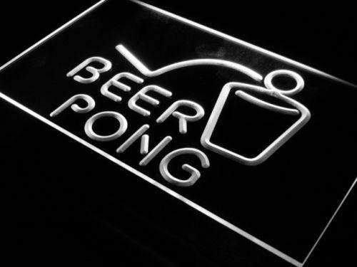 Beer Pong LED Light Sign - LED Gift Works