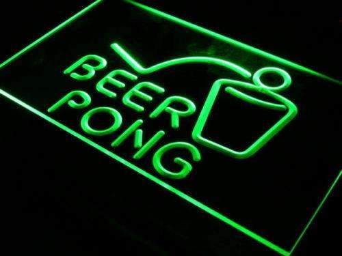 Beer Pong LED Light Sign - LED Gift Works