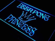Beer Pong Princess LED Light Sign - LED Gift Works
