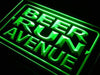 Beer Run Avenue LED Light Sign - Way Up Gifts