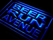 Beer Run Avenue LED Light Sign - LED Gift Works