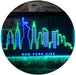 New York City Skyline Statue of Liberty LED Light Sign - Way Up Gifts