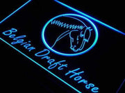Belgian Draft Horse LED Light Sign - LED Gift Works