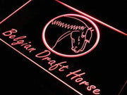 Belgian Draft Horse LED Light Sign - LED Gift Works