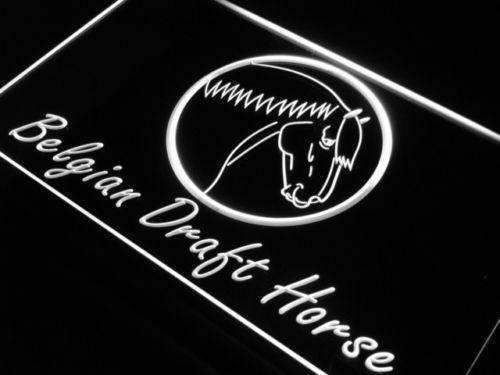 Belgian Draft Horse LED Light Sign - LED Gift Works