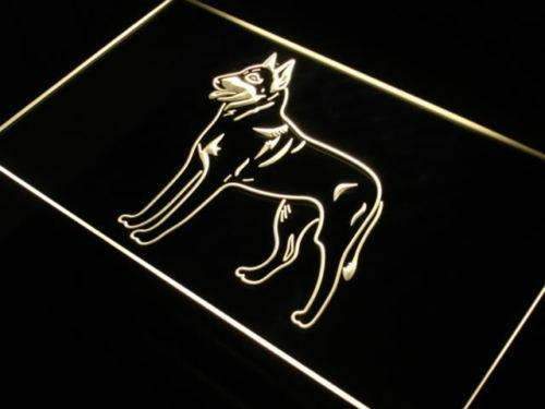 Belgian Malinois Dog LED Light Sign - Way Up Gifts
