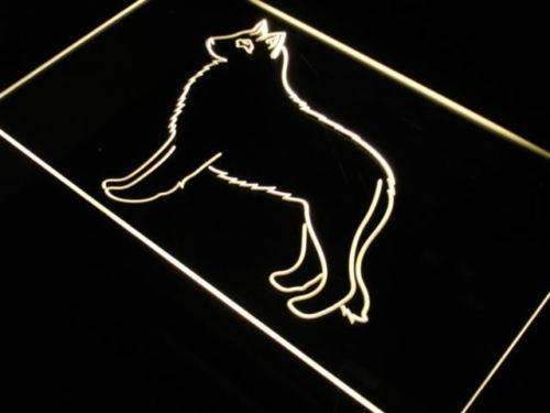 Belgian Sheepdog LED Light Sign - Way Up Gifts