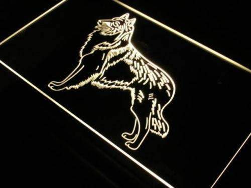 Belgian Tervuren LED Light Sign - Way Up Gifts