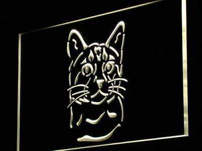 Bengal Cat LED Light Sign - LED Gift Works