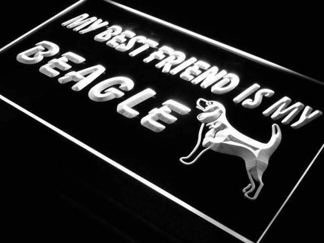 Best Friend Beagle LED Light Sign - Way Up Gifts