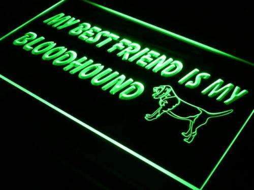 Best Friend Bloodhound LED Light Sign - Way Up Gifts
