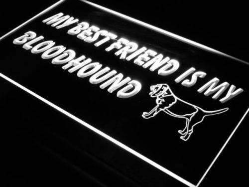 Best Friend Bloodhound LED Light Sign - Way Up Gifts